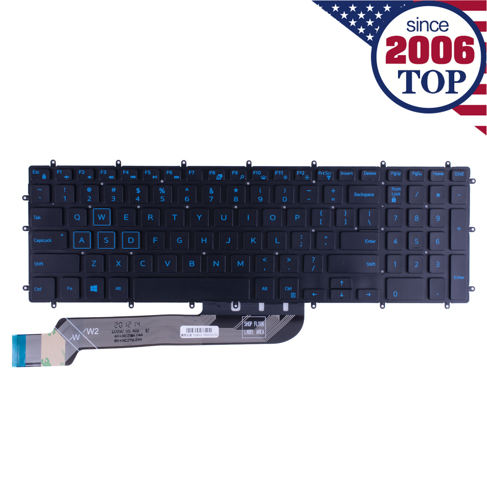 Genuine US Keyboard Backlit for Dell G7 7588 7590 7790 G3 3579 3779 G5 5587 5590