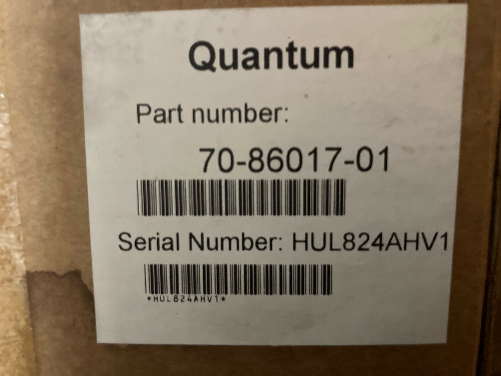 HP Quantum LTO4 Ultrium1840 SCSI Loader Drive only PD093F#916 70-86017-01