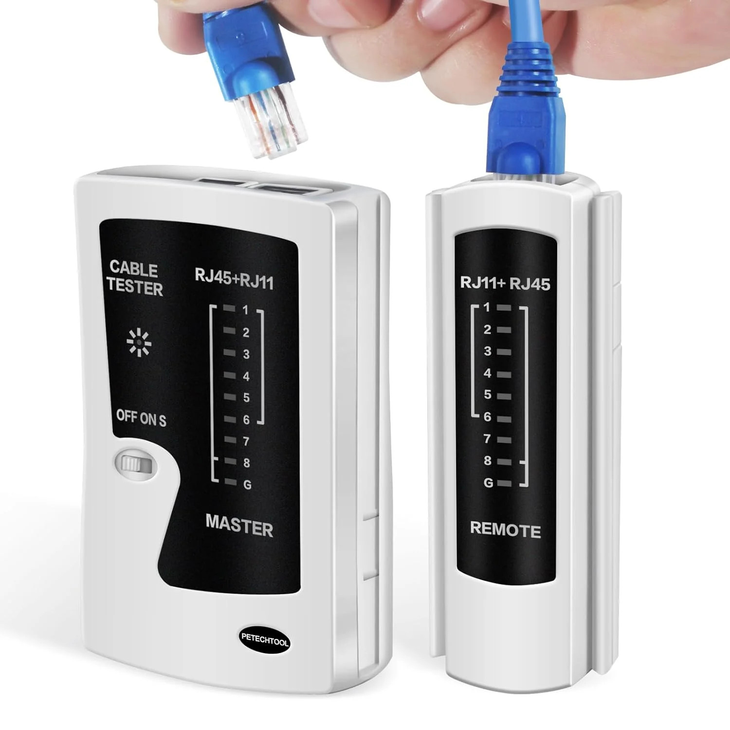 Network Ethernet Cable Tester for LAN RJ45 Cat5 Cat5e Cat6 Cat6a Cat7 UTP/Shield