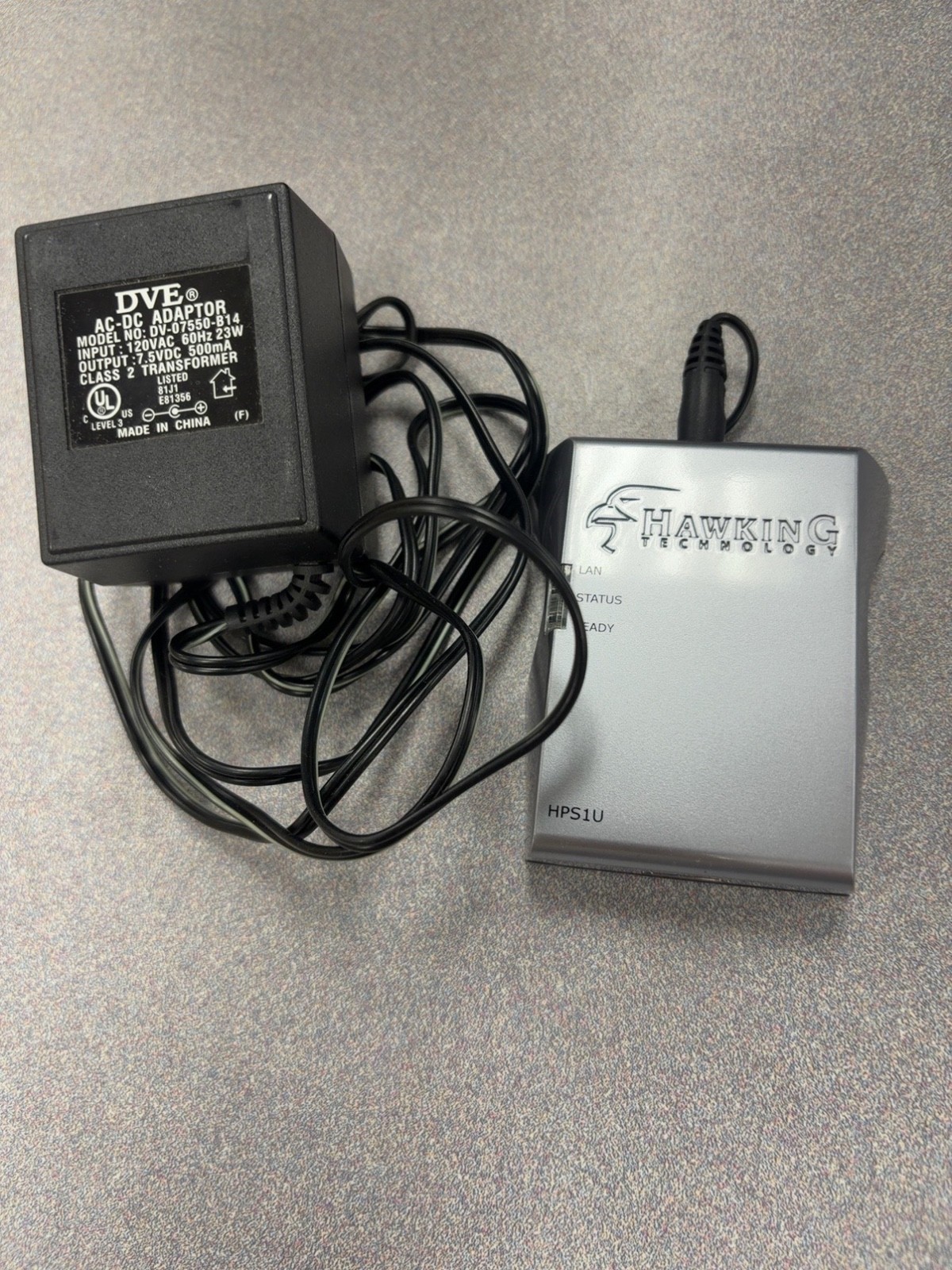 Hawking Technology HPS1U 1-Port USB Device Server w/ Power Adapter Tested
