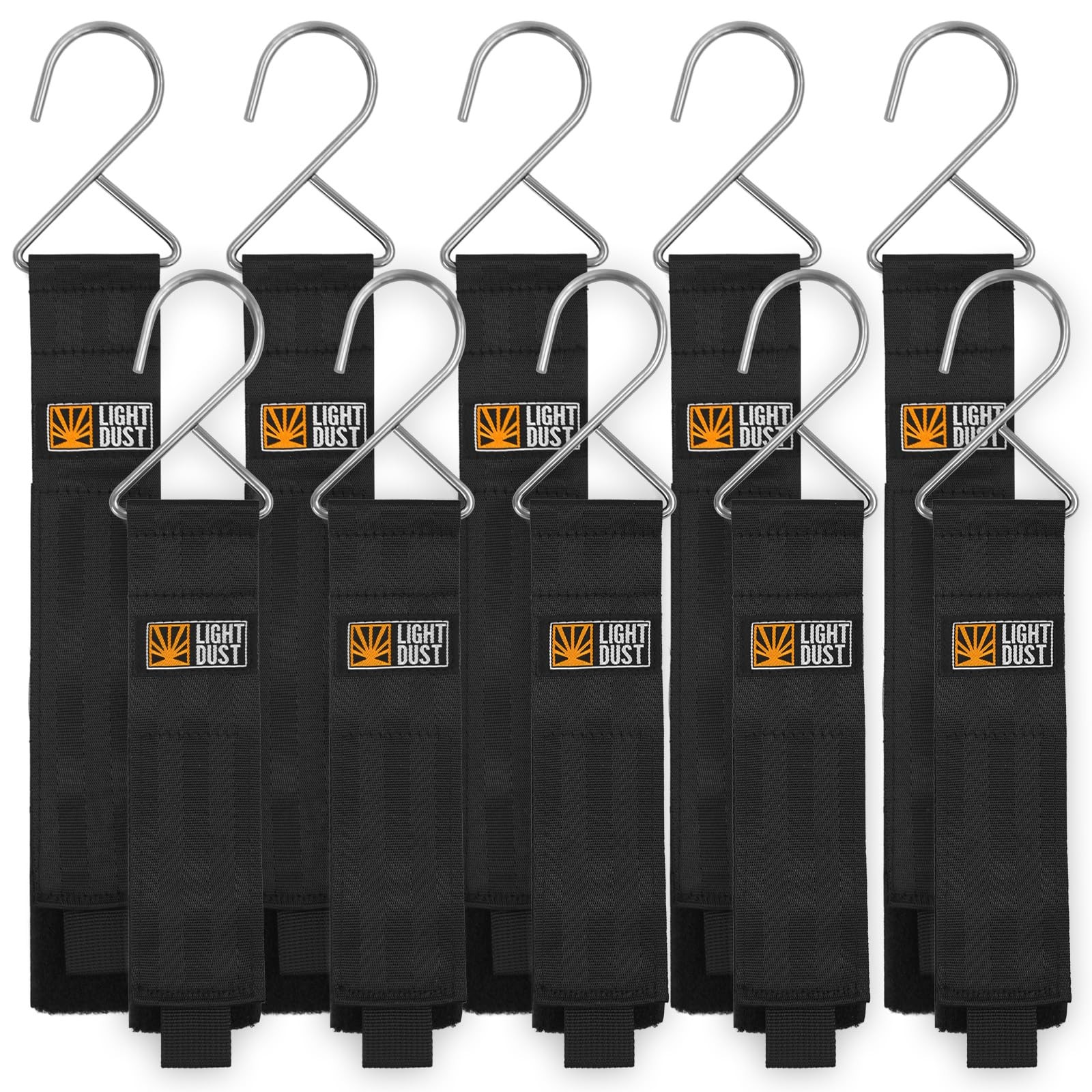 LIGHT DUST Heavy Duty Storage Straps, 10 Pack