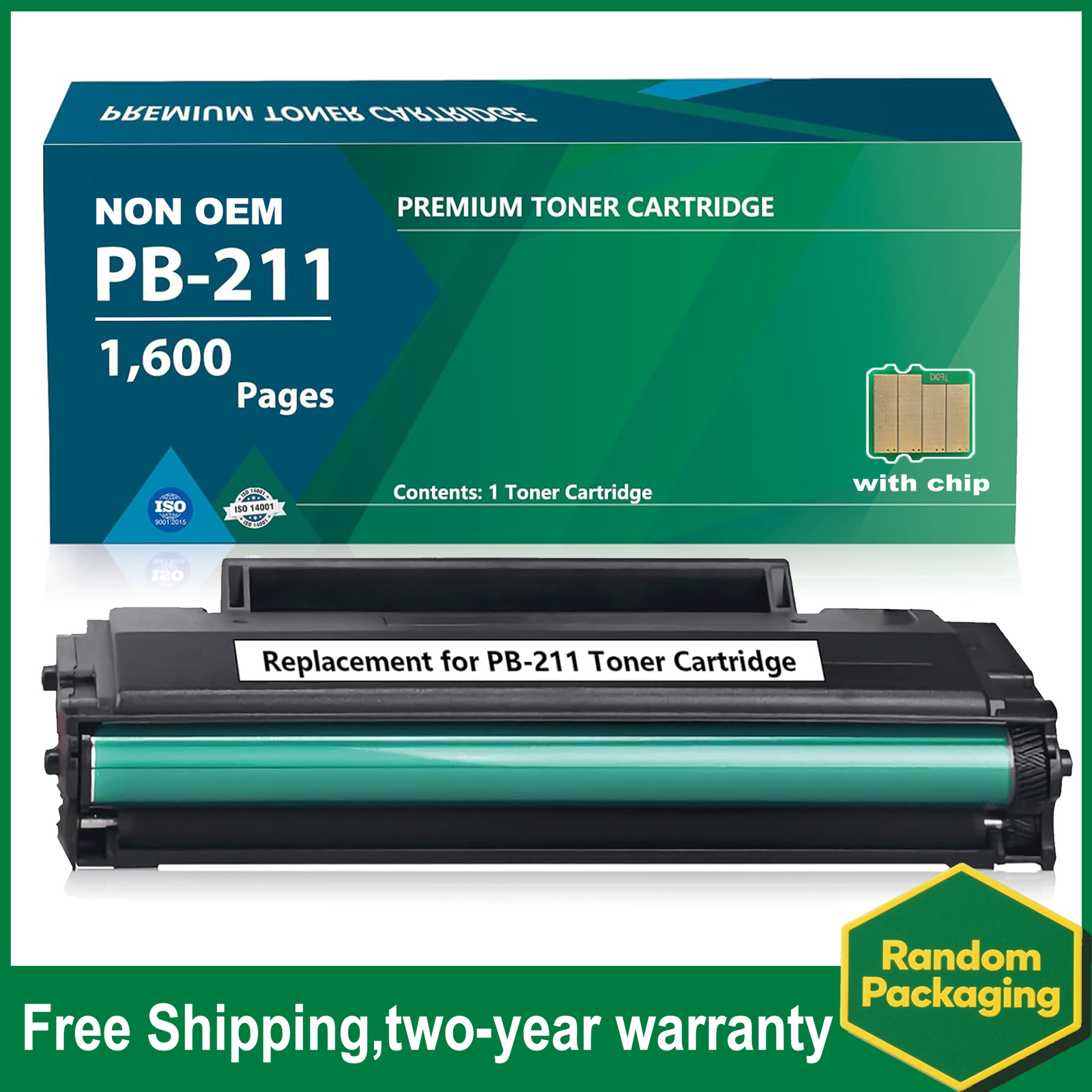 PB211 1PK Replacement Toner for Pantum P2500W P2502W M6500NW M6550NW M6552NW