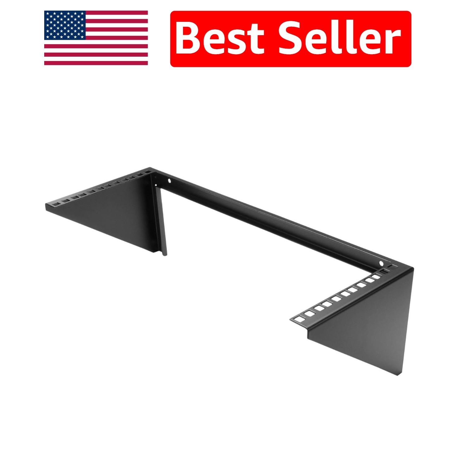 Versatile 4U Wall Mount Rack - Space-Saving Steel Solution for Networking Gear