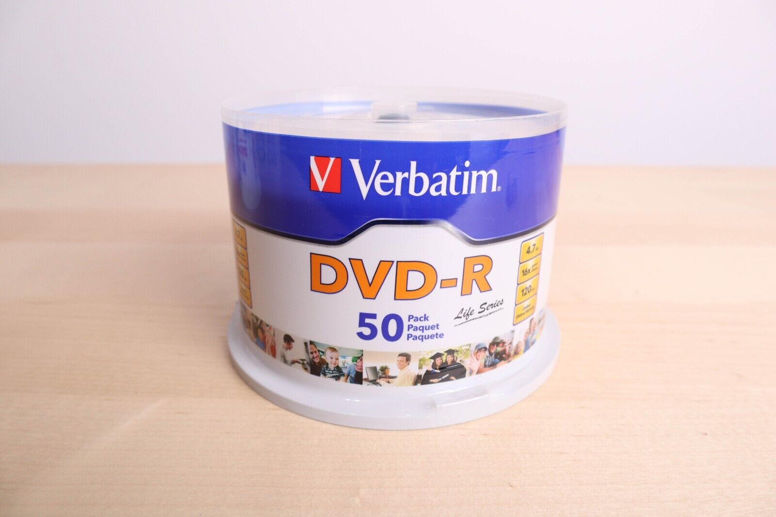 Verbatim Life Series DVD-R Disc Spindle, Pack Of 50, Set of 3