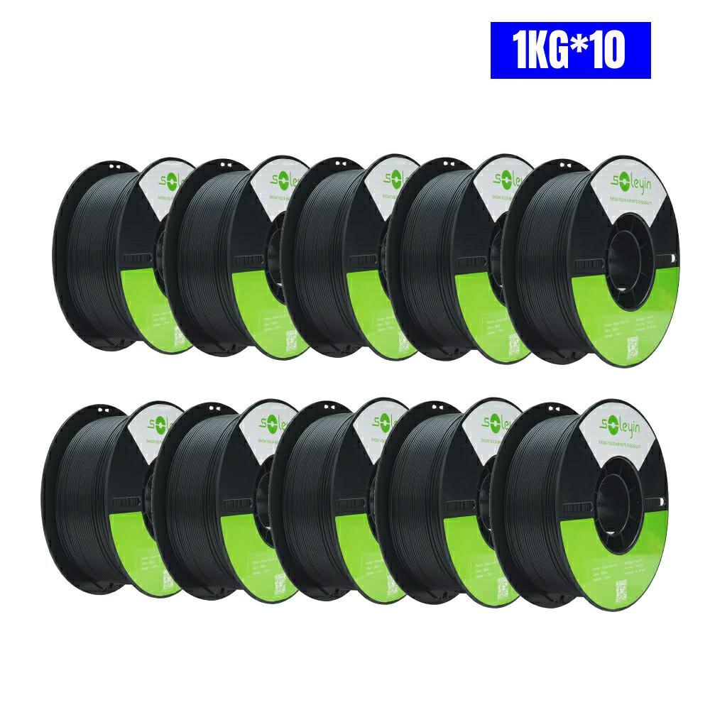 10KG Creality 3D Printer Filament Soleyin Ultra PLA/Hyper PLA 1.75mm High Speed