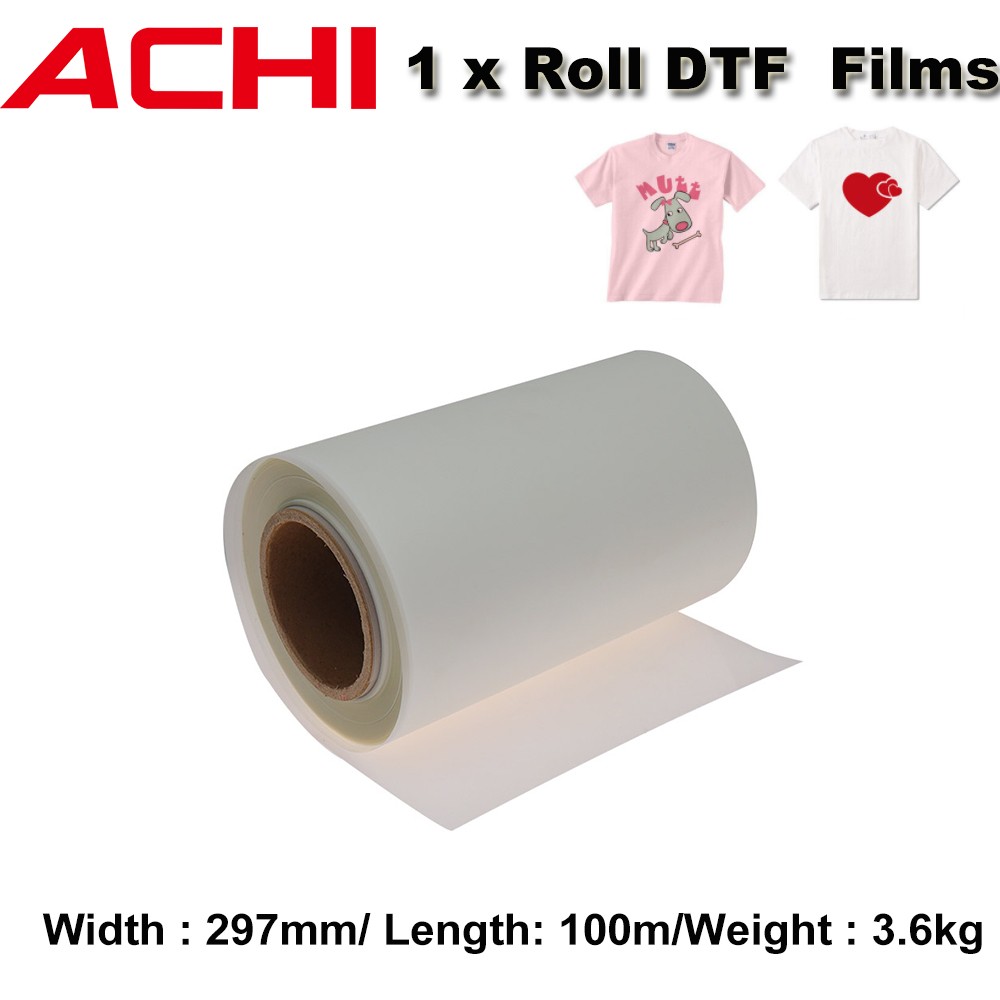30cm*100m Roll Film DTF Transfer Film For Direct Transfer Film A3 DTF Printer US