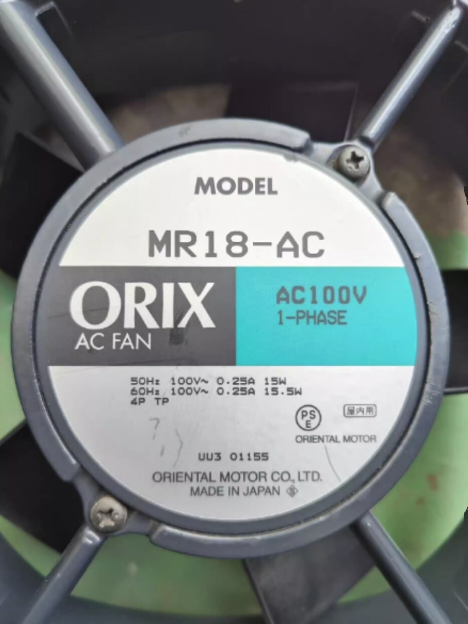 1PCS ORIX 18065 18CM MR18-AC 100V Axial Cooling Fan