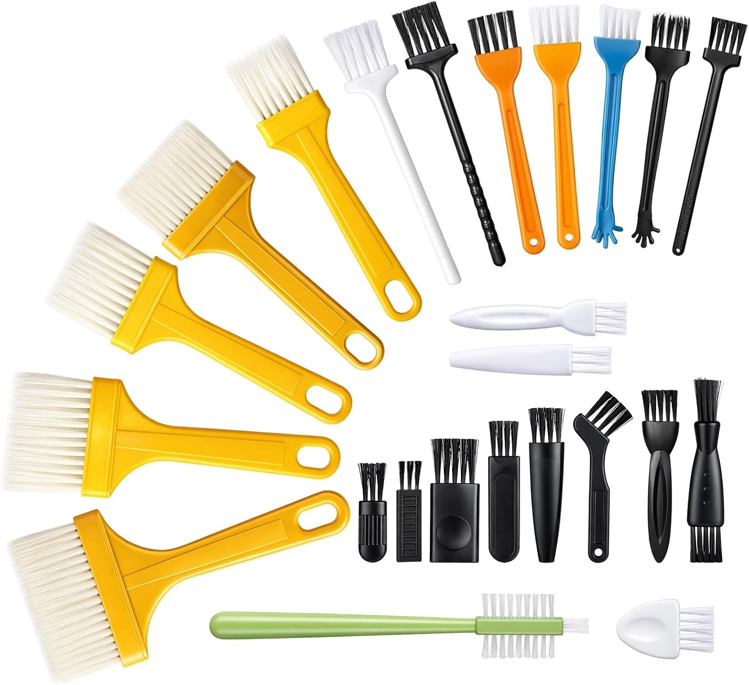 24 Pcs Small Cleaning Brush Mini Anti Static Brush Keyboard Brushes Electronic