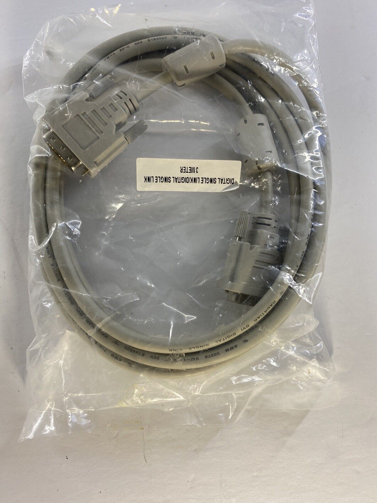 Hauritan Low Voltage Computer Cable Male To Female 9 Ft. E164535 \