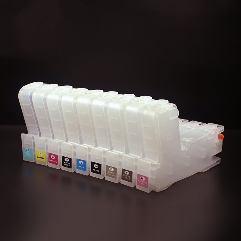 9×280ML Empty Ink Cartridge with Chip T8501-T8509 | Fits Epson SC P800 Printer