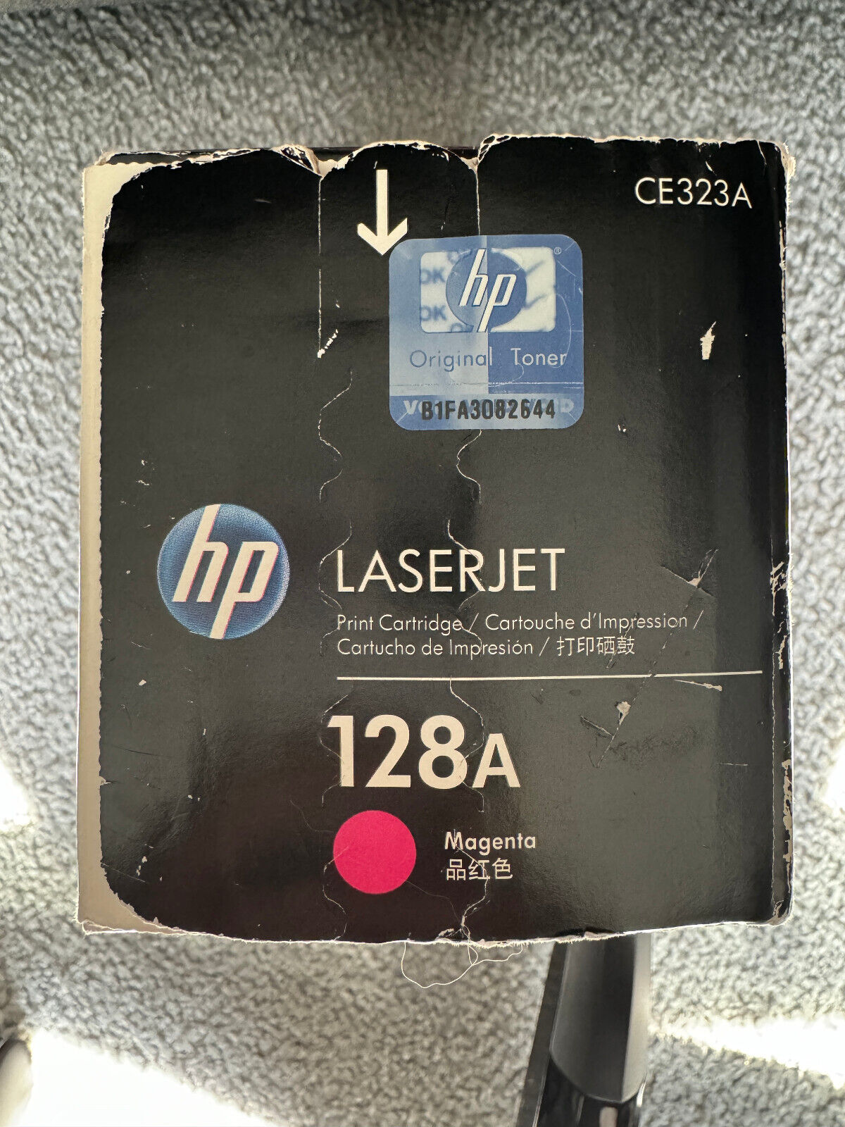 HP 128A Magenta(CE323A) Toner Cartridge - HP LasetJet Pro CM1415, CP1525