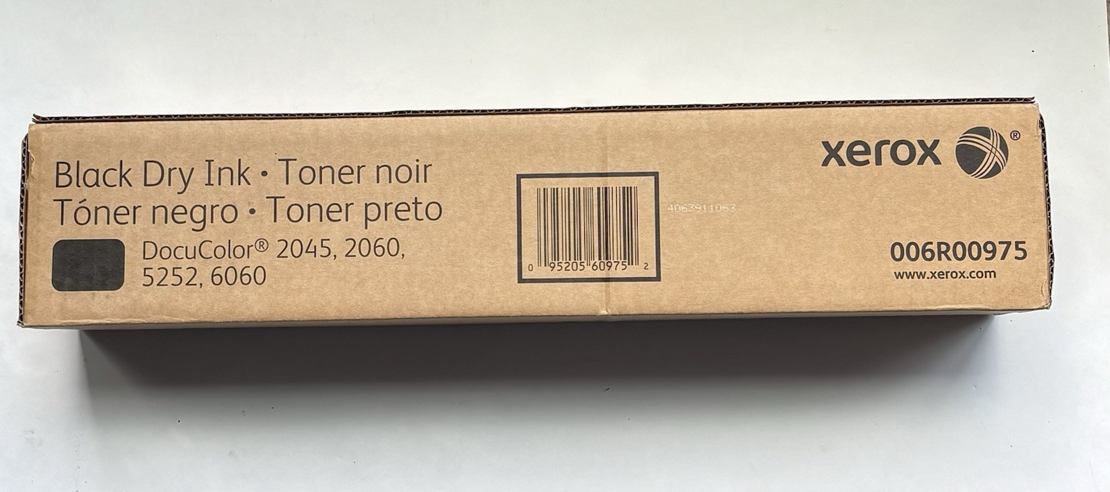 Xerox Black Dry Ink Toner DocuColor 2045, 2060, 5252, 6060 006R00975