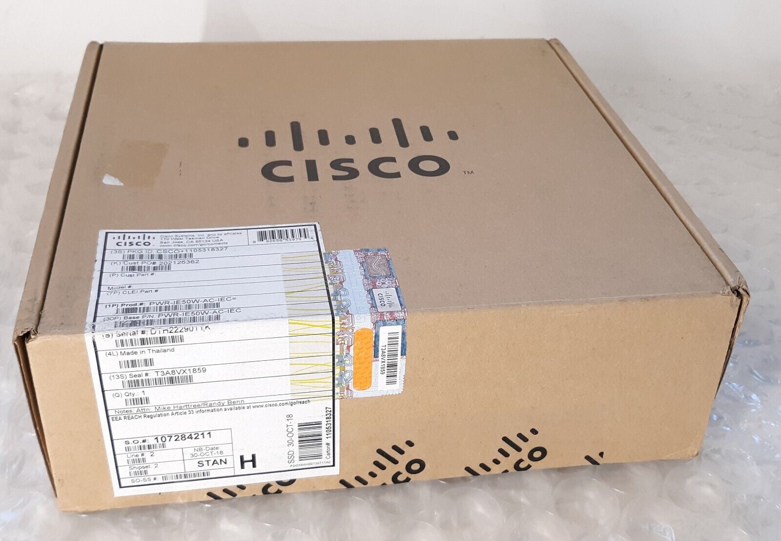 Cisco PWR-IE50W-AC-IEC Power Module NEW *OPEN BOX*
