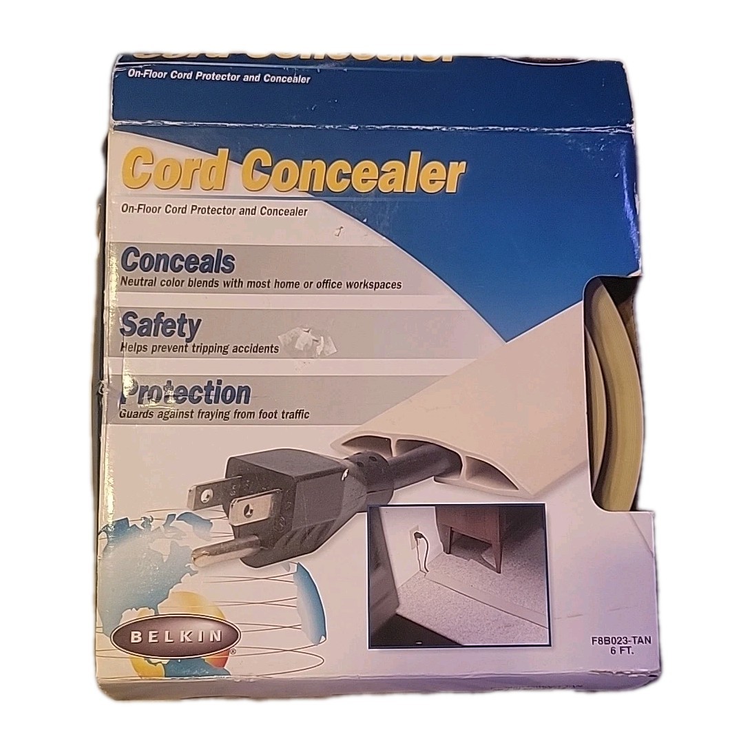 Belkin 6ft On-Floor Cord Protector and Concealer