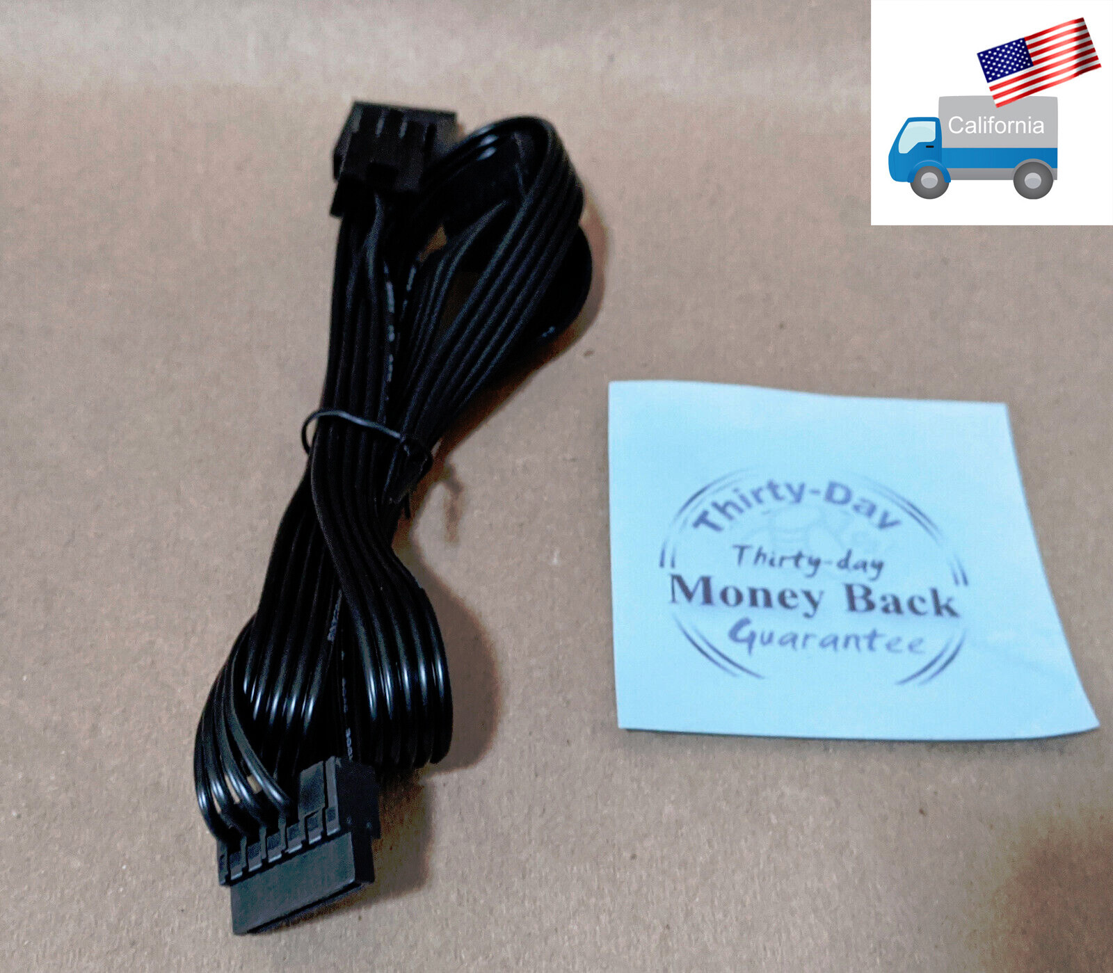 NEW PowerSpec® Modular 2x SATA 1x Molex Cable Set for PS650GSM / PS650BSM PC PSU