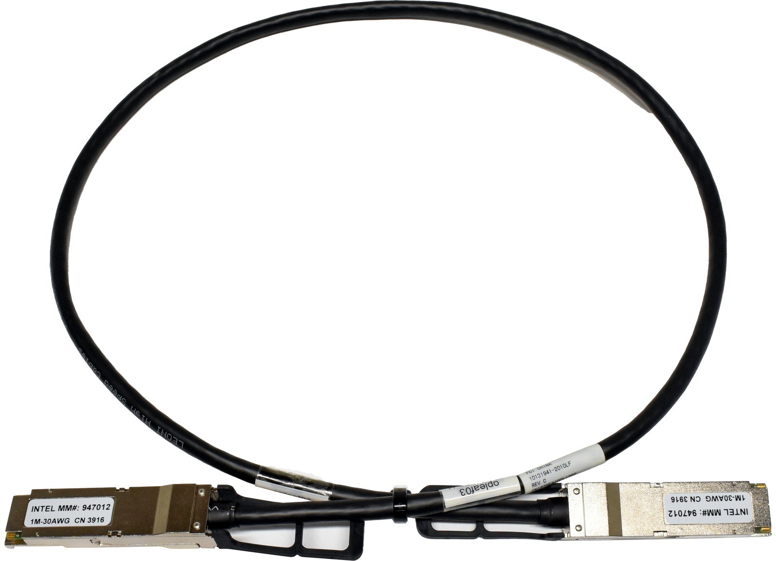 Intel 100Gbps 10131941-2010LF 947012 1m QSFP28 QSFP28 data cable