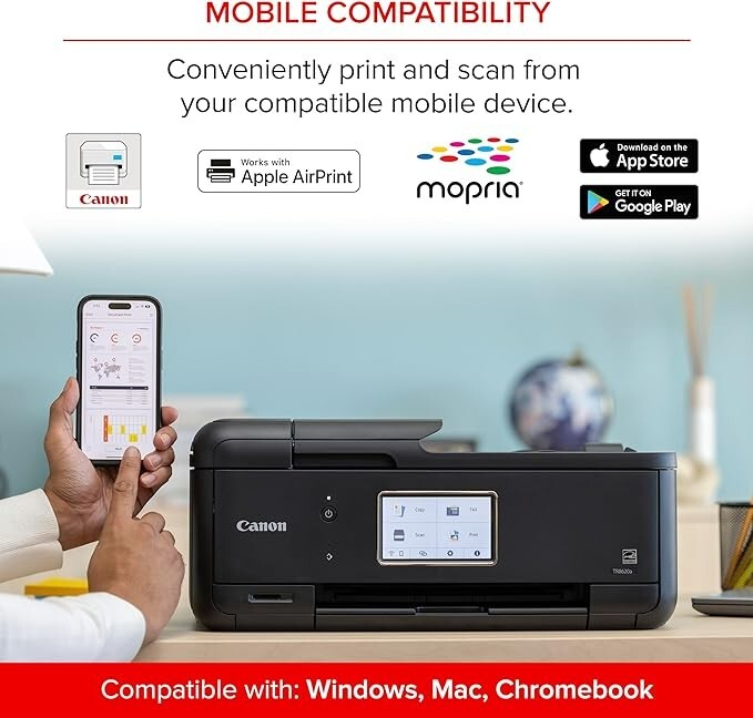 Canon PIXMA TR7620 - All-in-One Printer Home Office|Copier|Scanner|Fax|Auto Docu