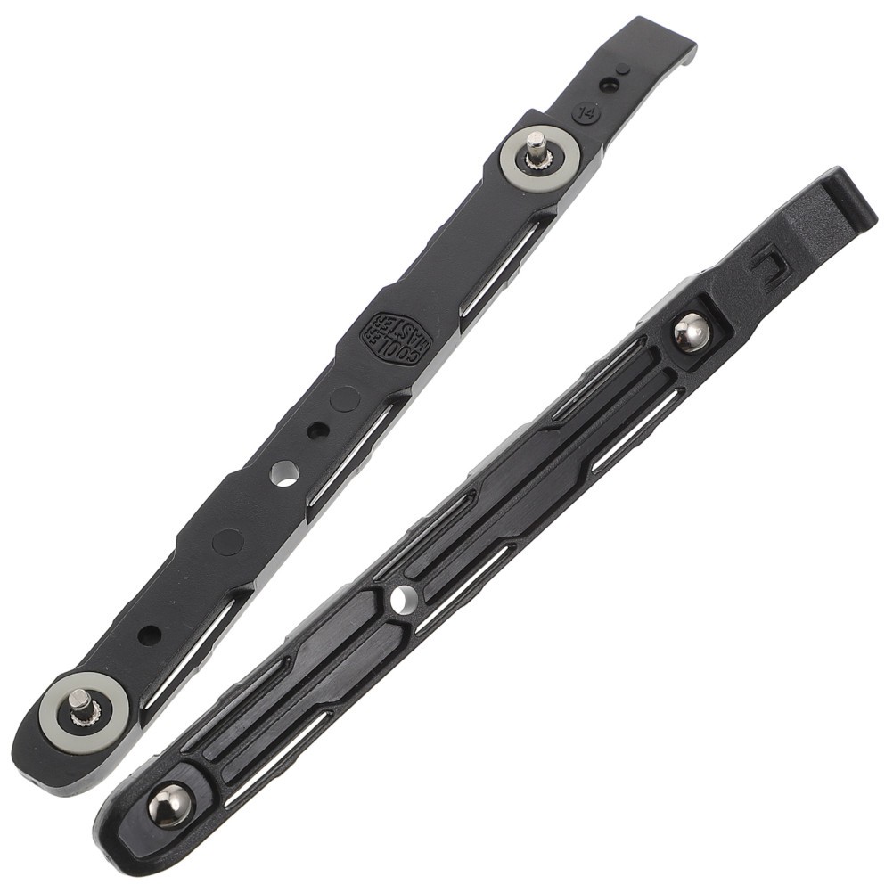 1 Pair Reusable Hard Drive Rail for Computer Accessories ABS Plastic Black