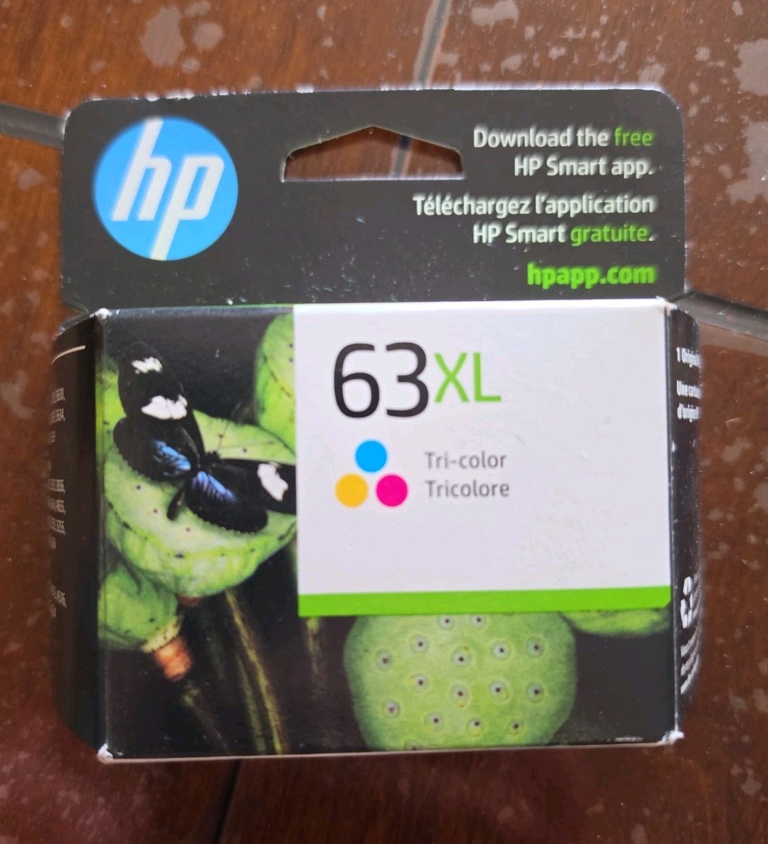 Jul/2025 HP 63 XL Color Ink Cartridge High Yield Genuine Sealed