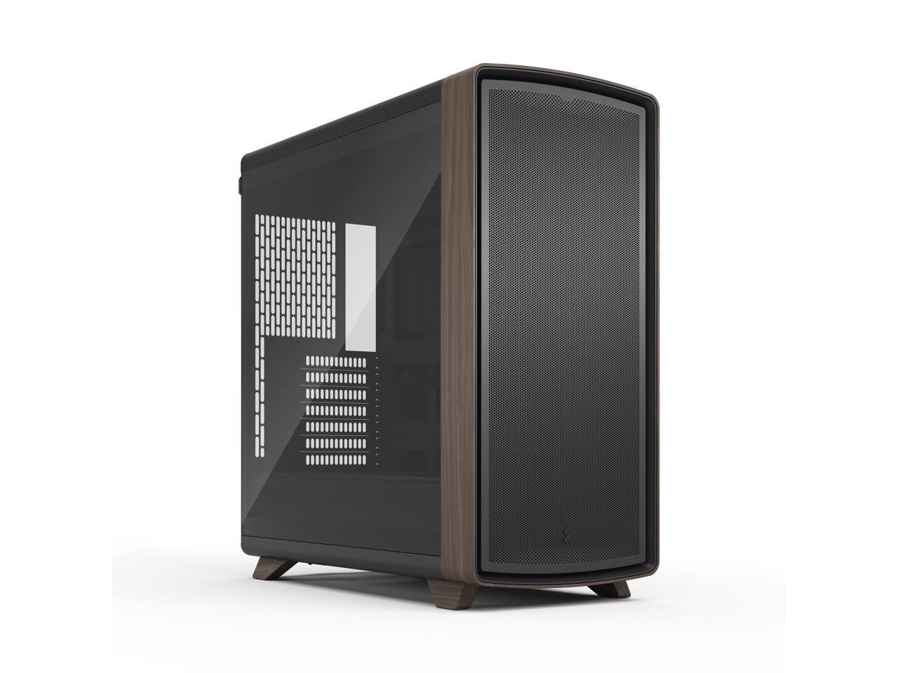 Fractal Design Summit Black TG Walnut PC Gaming Case - Tempered Glass Side Panel