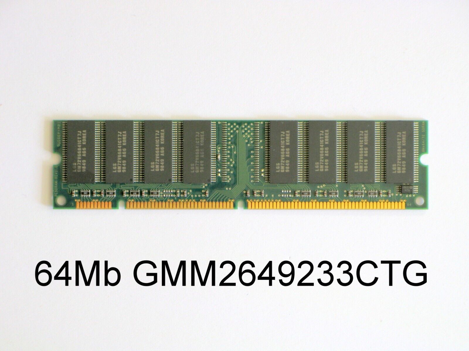 64Mb, 32Mb, PC100 & PC133, 16Mb-PC66,  SDRAM Memory, 168 Pin DIMM, TESTED