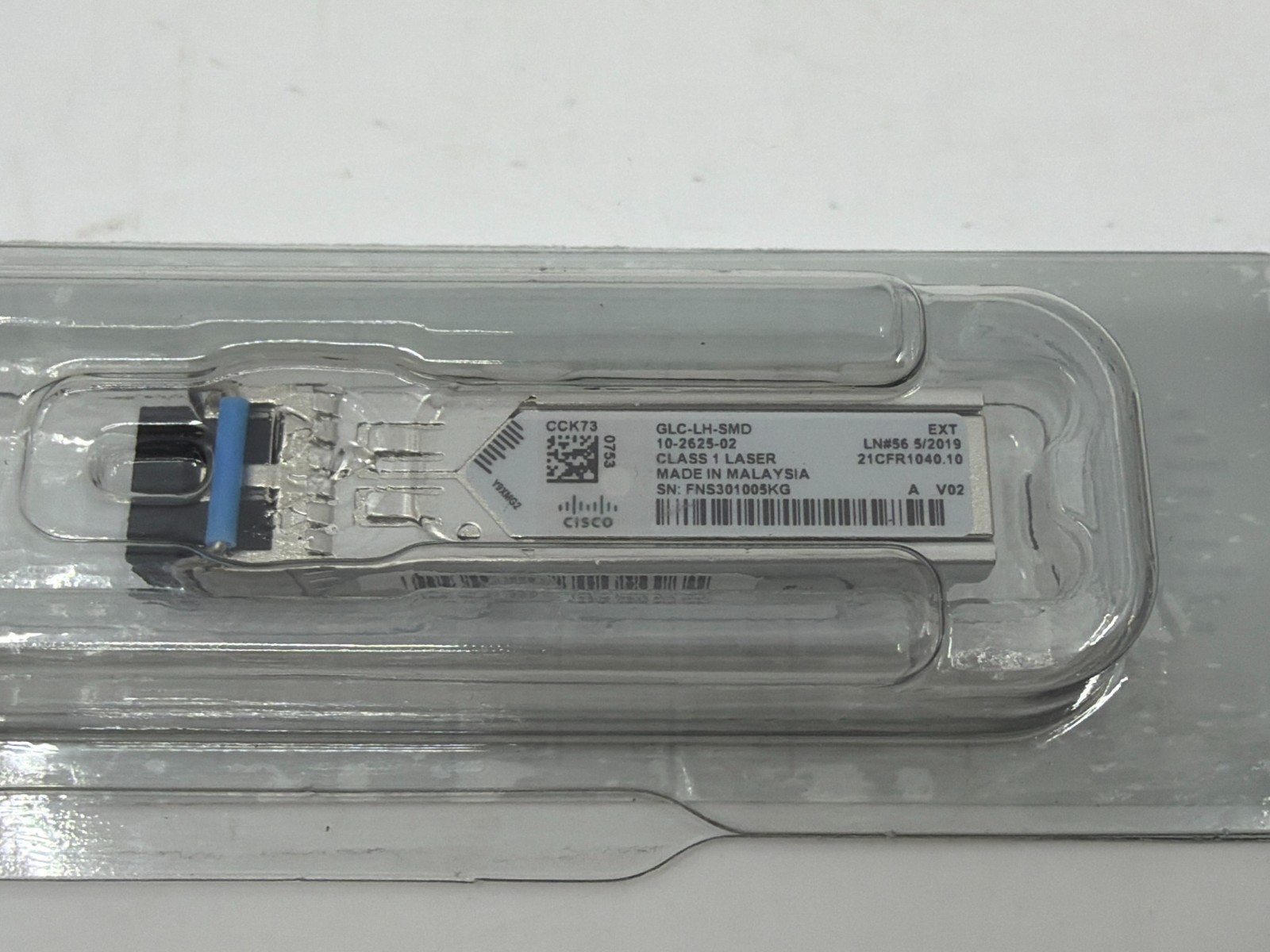 Cisco GLC-LH-SMD 1000BASE-LX/LH SFP Transceiver Module W/HOLO