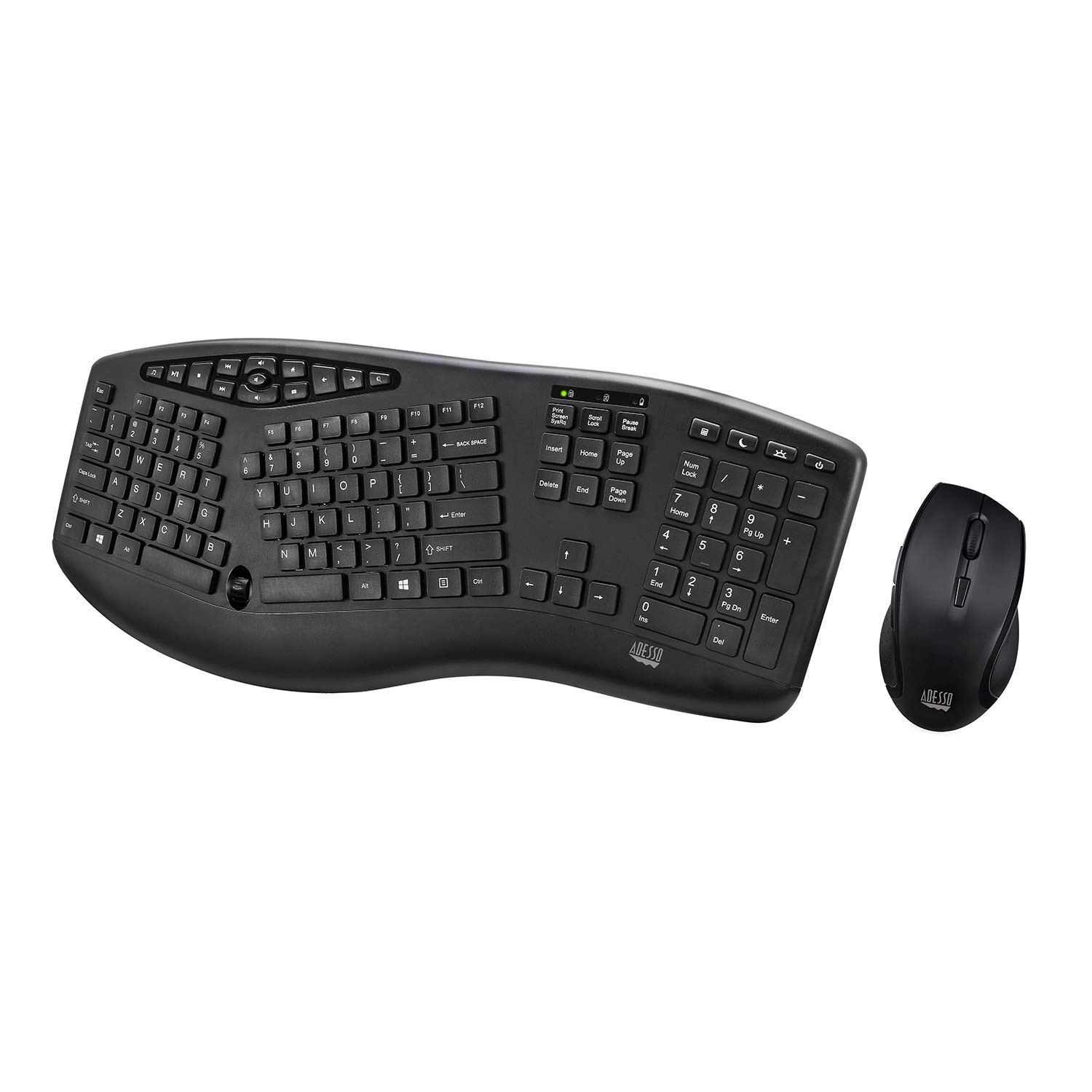 WKB-1600CB TruForm Media Wireless Ergonomic Keyboard & Optical Mouse Combo