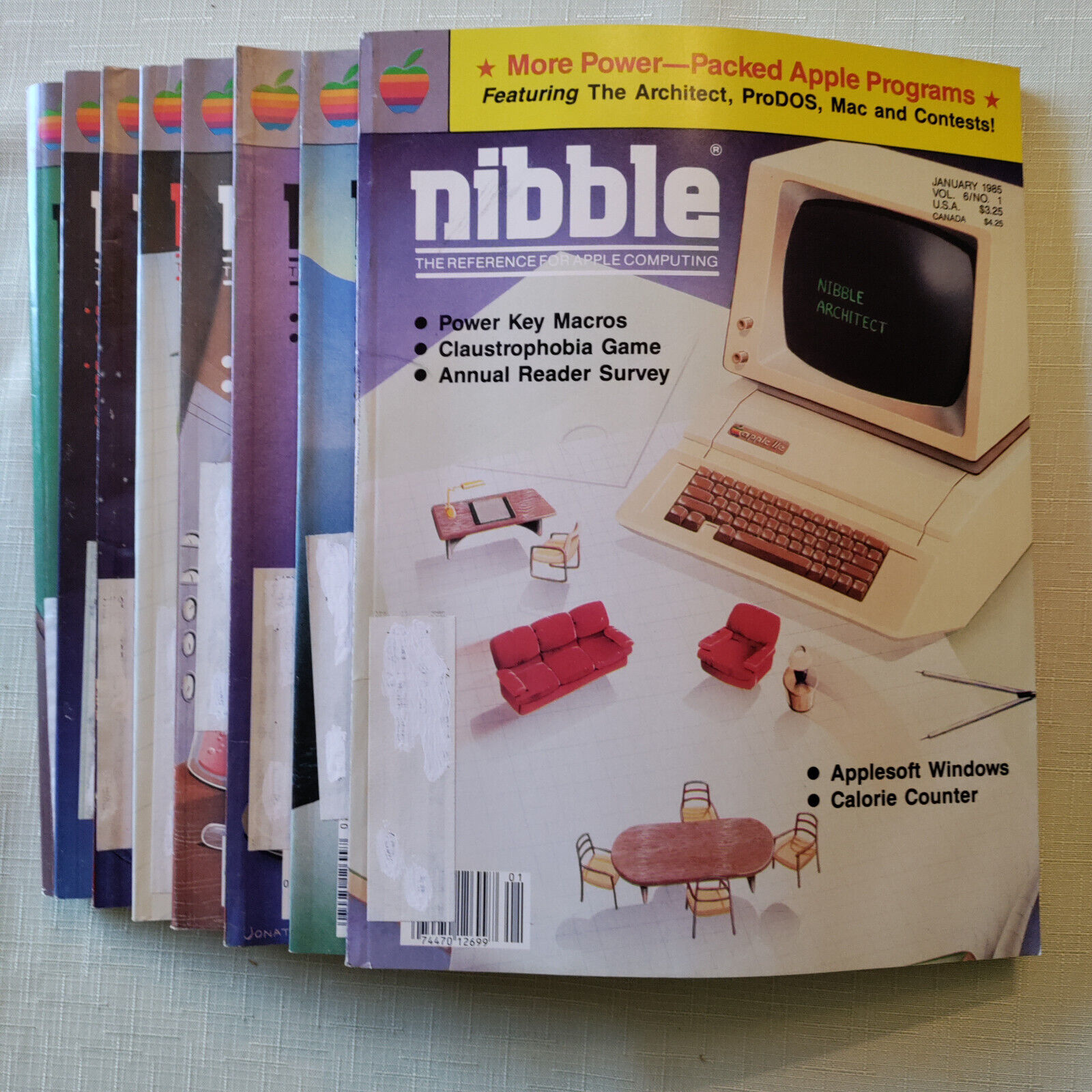 Nibble Vintage Magazines The Reference On Apple Computing 8 Issues Bundle 1985