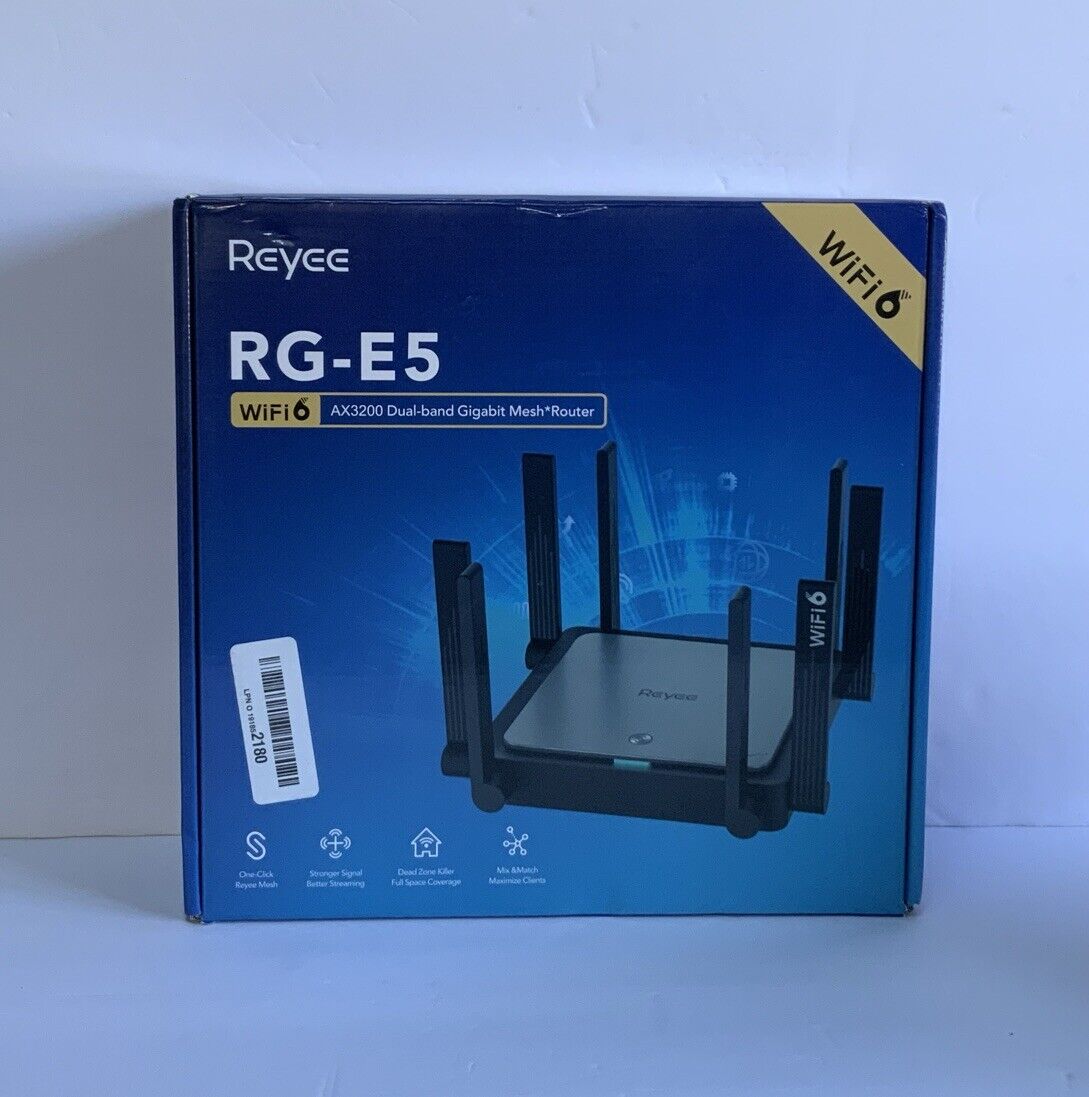 Reyee Model RG-E5 WiFi 6 3200M Dual-band Gigabit Mesh Home Router