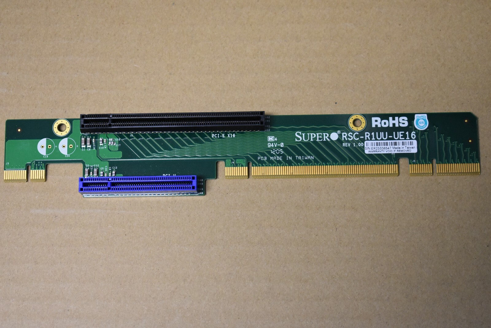 Supermicro Riser RSC-R1UU-UE16