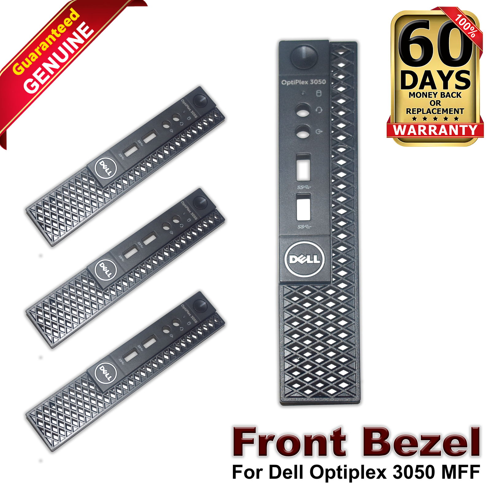 Lot Of 5 Dell OptiPlex 3050 3050M Micro Tiny Front Bezel Faceplate Cover 75H3K