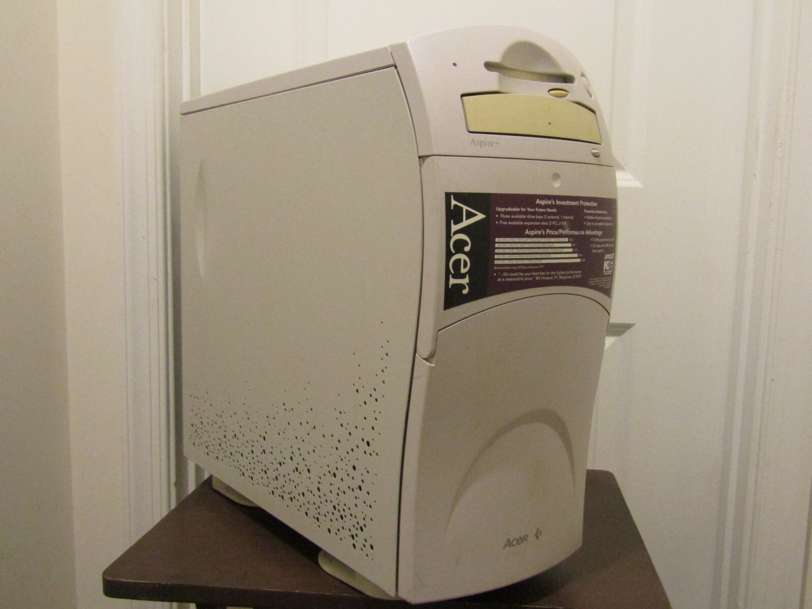 RARE Vintage Acer Aspire P233VR ATX Computer Desktop Tower (Retro Gaming)