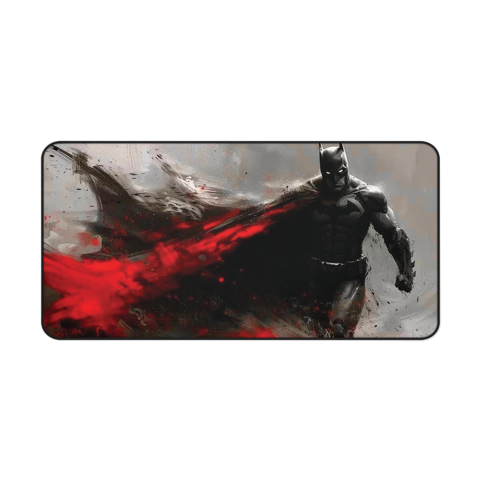 Batman Desk Mat, Comic Book Mouse Pad, Superhero Office Decor, Gaming Mousepad