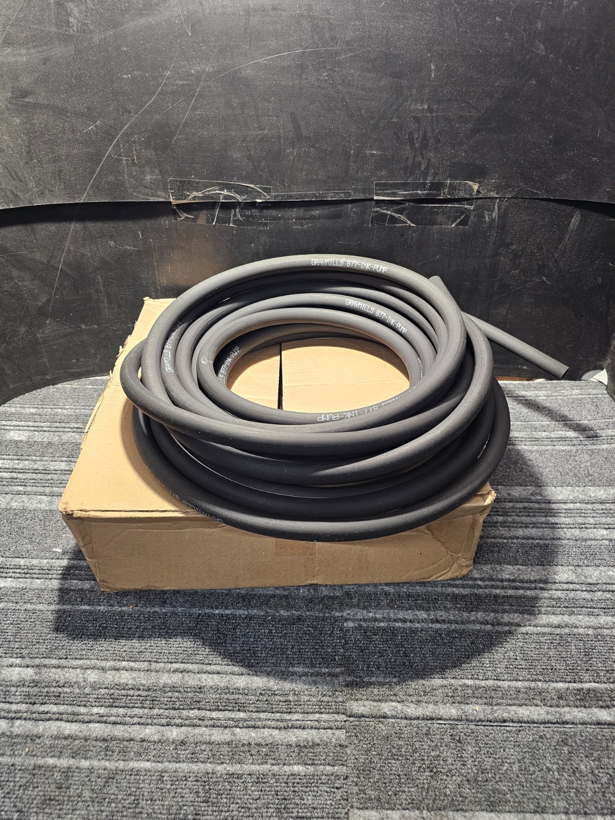 Graymills 877-INK-PUMP PPS/PPL/PQL 1/2" x 50FT Ink Pump Tubing Replacement Black