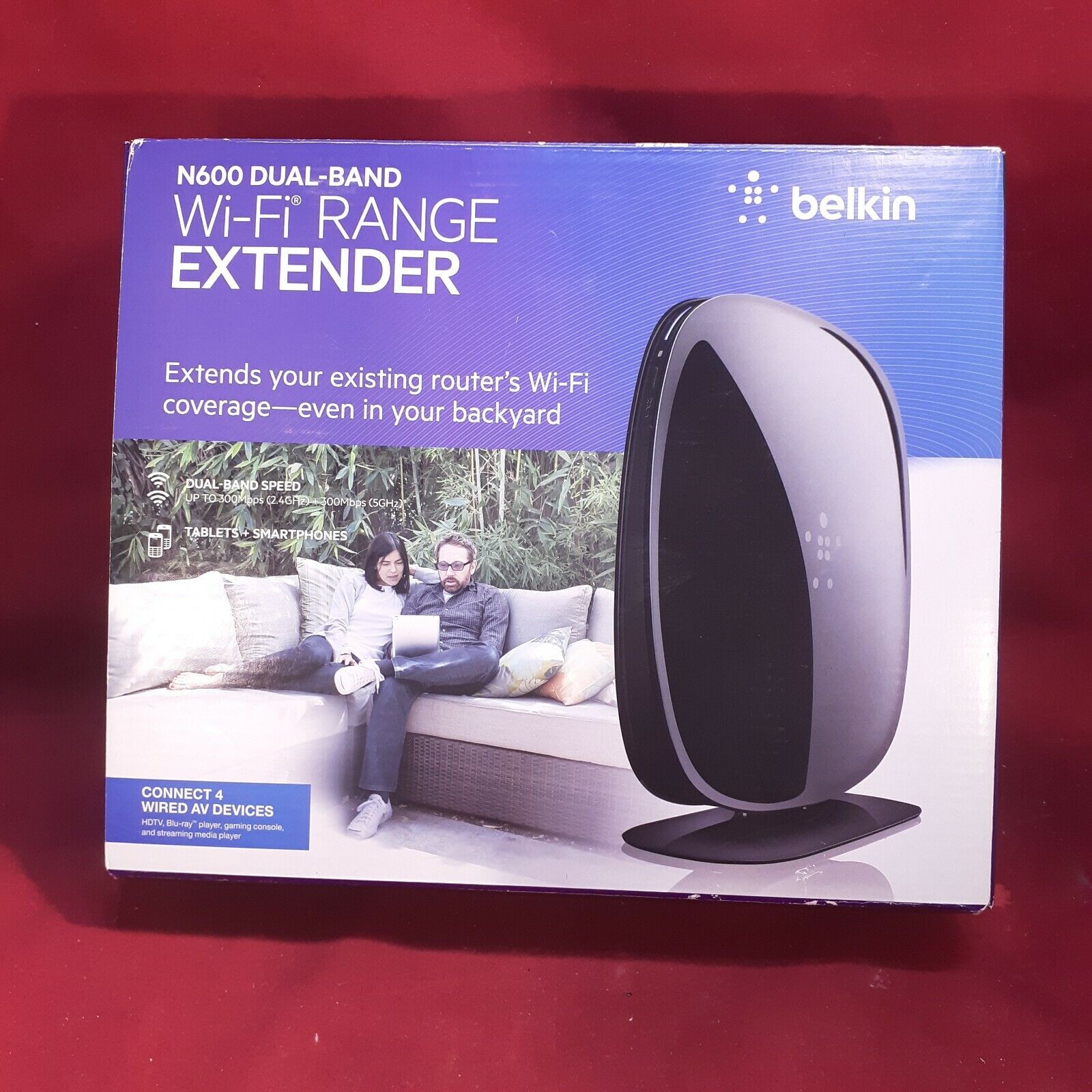 Belkin Model F9K1106v1 N600 DB 300 Mbps 4-Port 10/100 Wireless Dual Band Router
