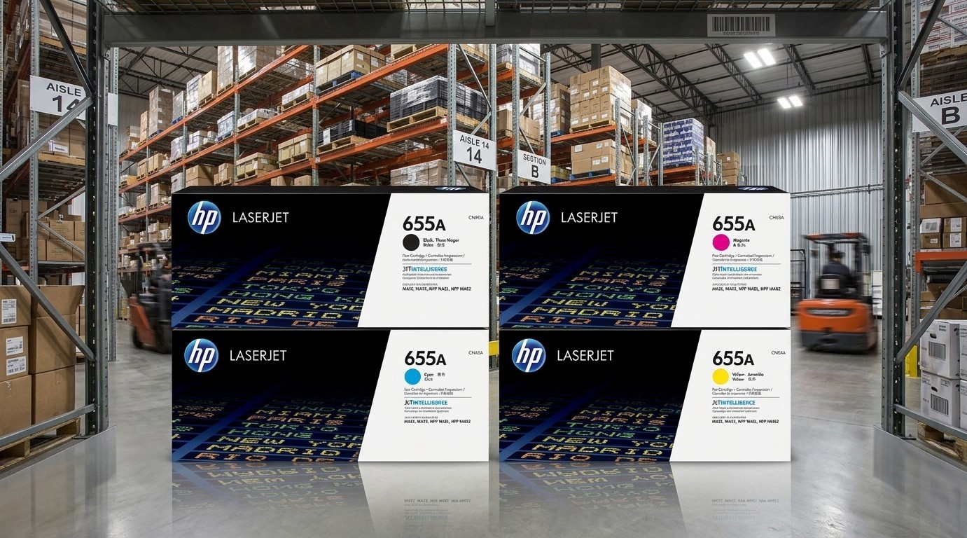 HP 655A OEM Toner Set 4 Pack CMYK CF450A CF451A CF452A CF453A ✅Sealed Box ✅