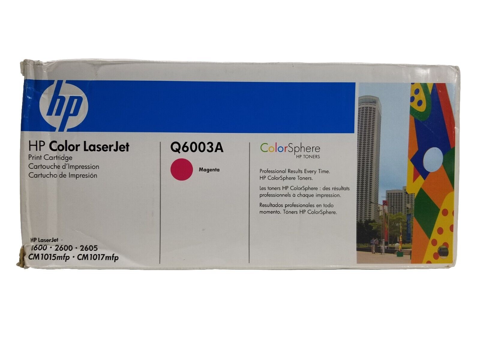 HP 124A Color LaserJet Magenta Toner Print Cartridge Q6003A New Open Box