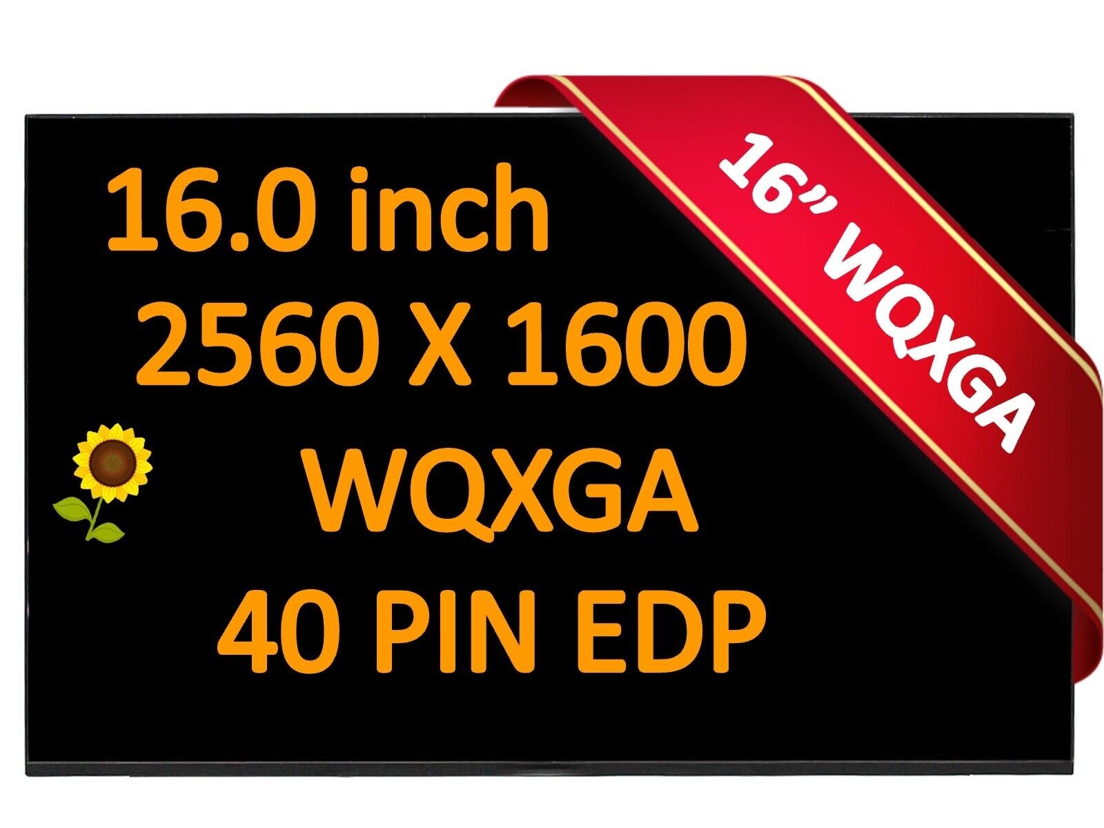Lenovo FRU 5D11H29623 for Legion 7 16 82TD 82TF 165Hz QHD 40pin LCD LED Screen