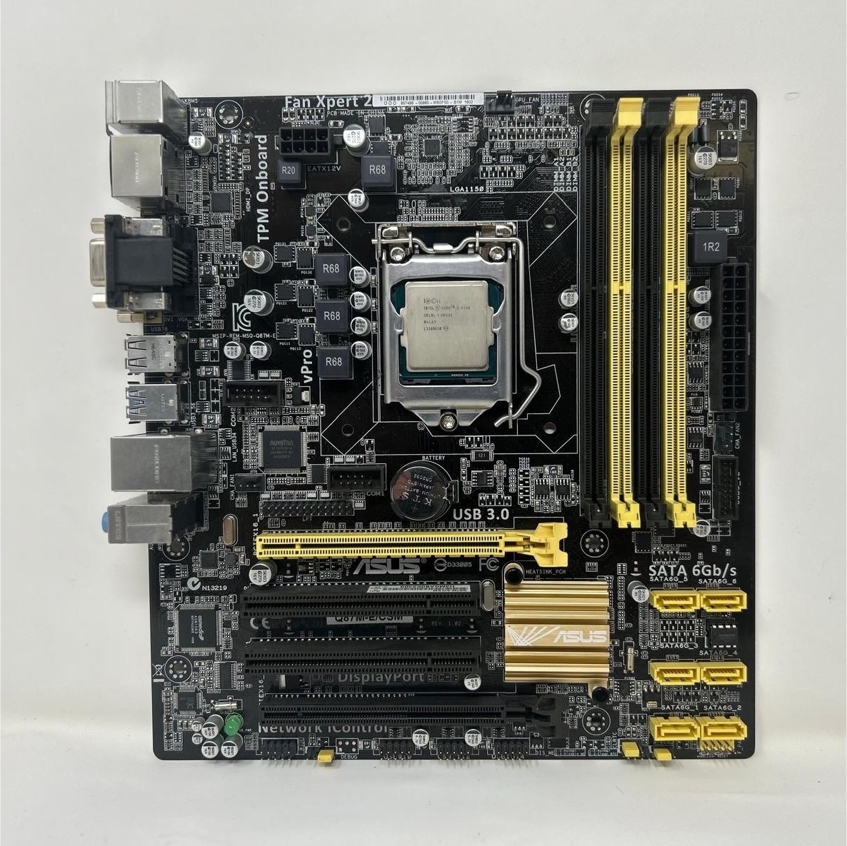 ASUS Q87M-E/CSM MicroATX Motherboard Intel Core i3-4340 LGA1150 DDR3 Combo