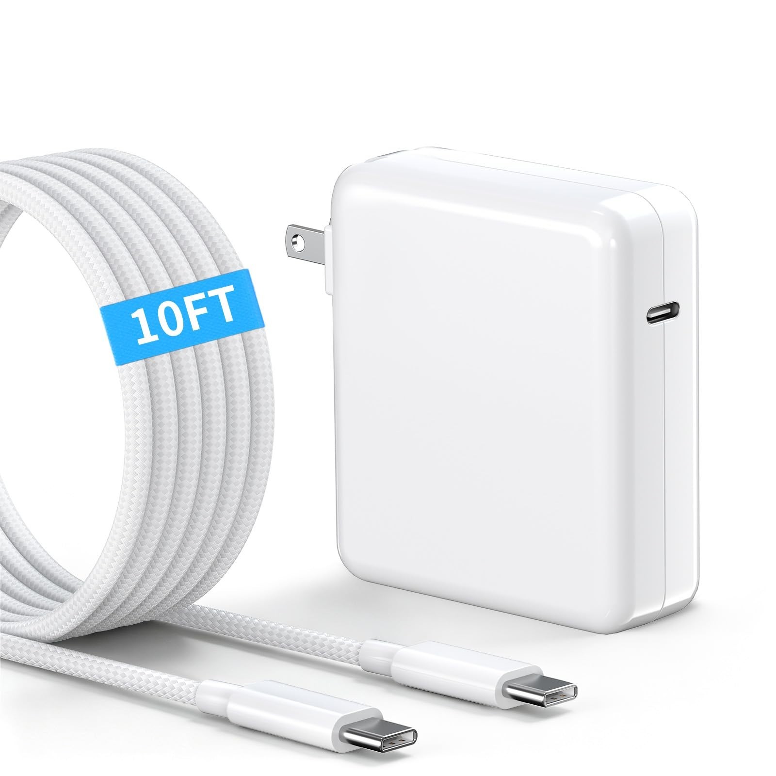 MacBook Pro 70W USB-C Power Adapter with 10FT Nylon Braided Cable