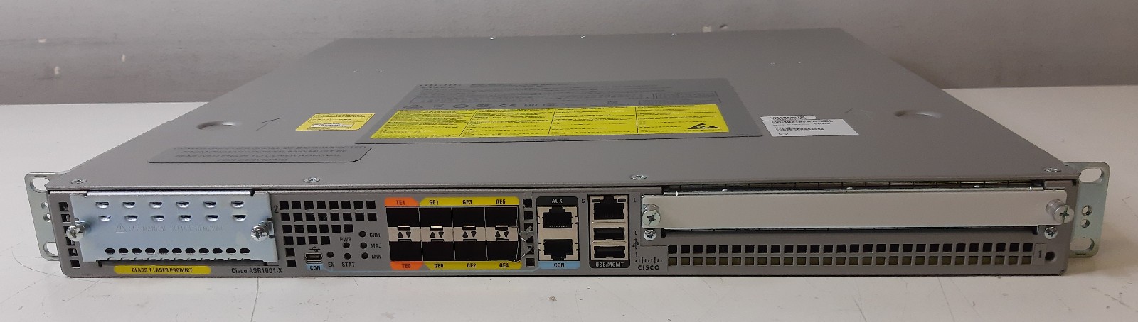 Cisco ASR 1001X Gigabit Router IOSXE 316 Adventerprise Dual PSUs   ASR10 G2U