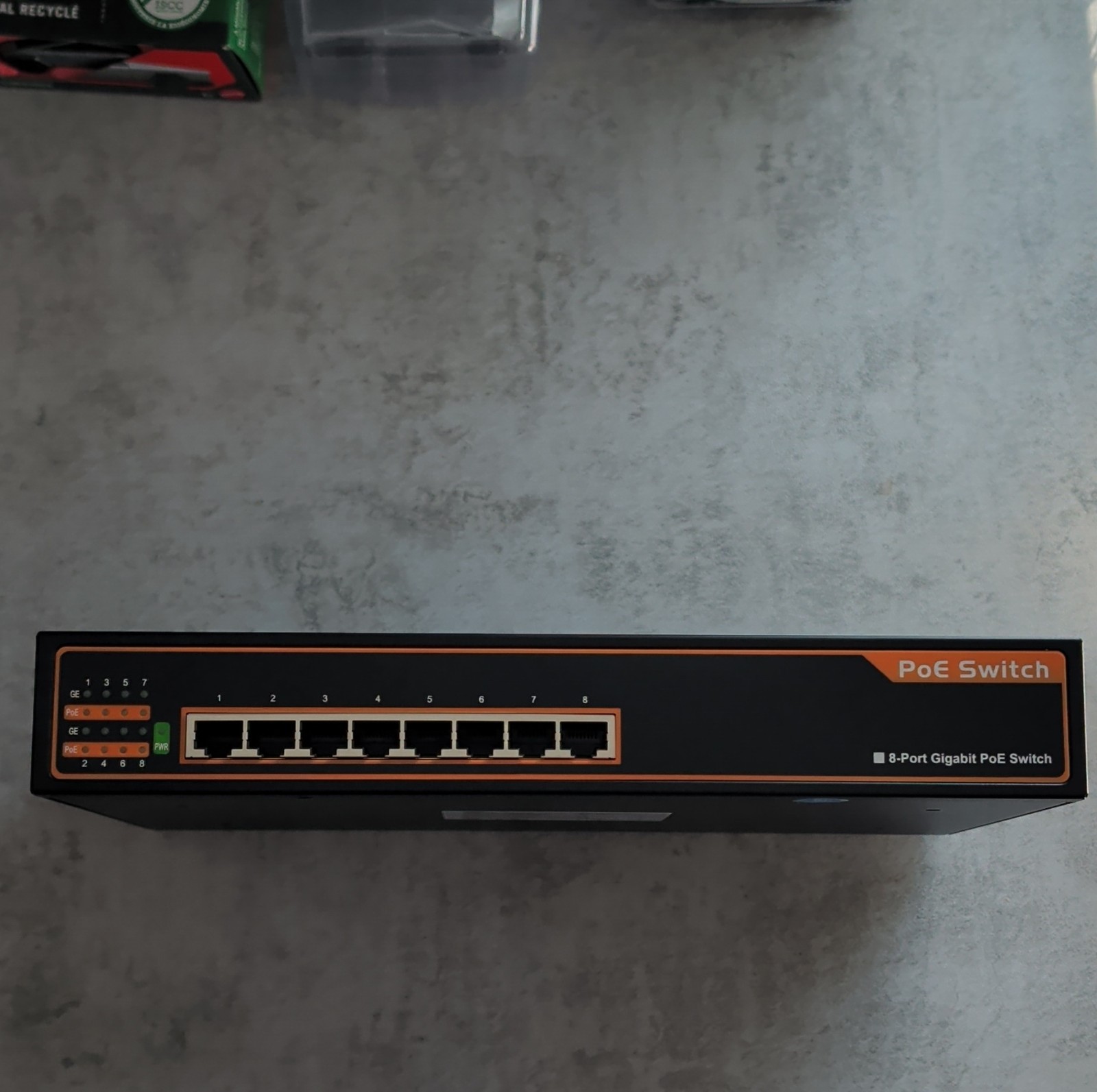 BV-Tech POE-SW800G 8-Port Gigabit PoE+ Ethernet Switch Unmanaged 1000Mbps 130W