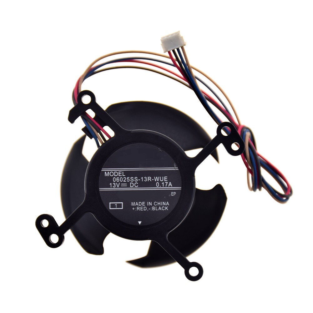 06025SS-13R-WUE Projector Cooling Fan for NMB 13V 4pin Hole Distance 44mm