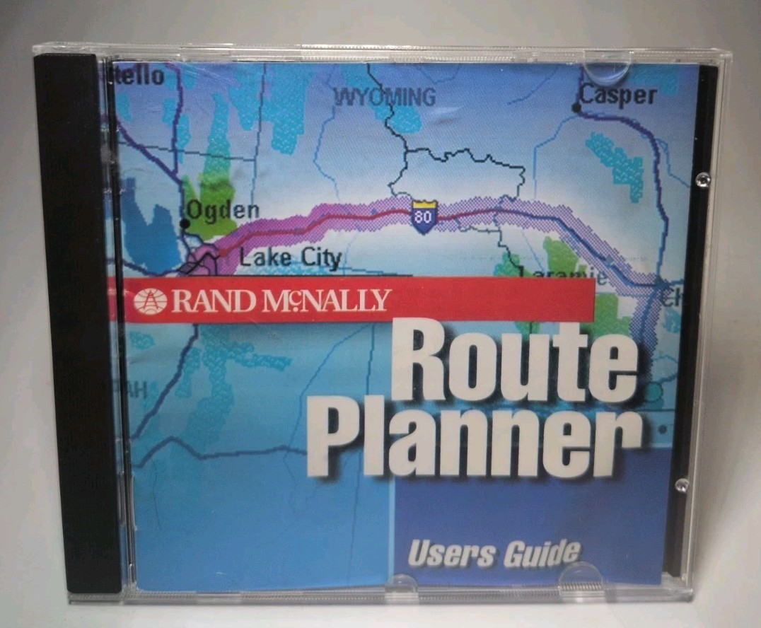Rand McNally Route Planner Software PC CD ROM w/Key B581