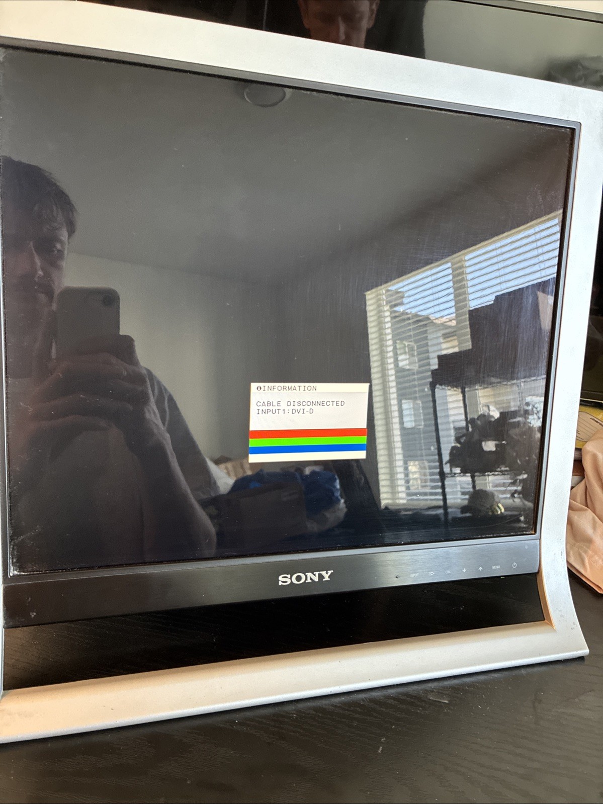 Sony SDM-HS95P LCD Monitor 19" Retro Gaming Vintage Tested Works