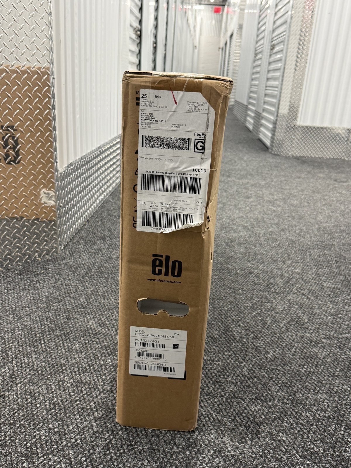 Elo 3203L 32in PCAP Touchscreen Monitor E720061 FHD - Used, Monitor Only