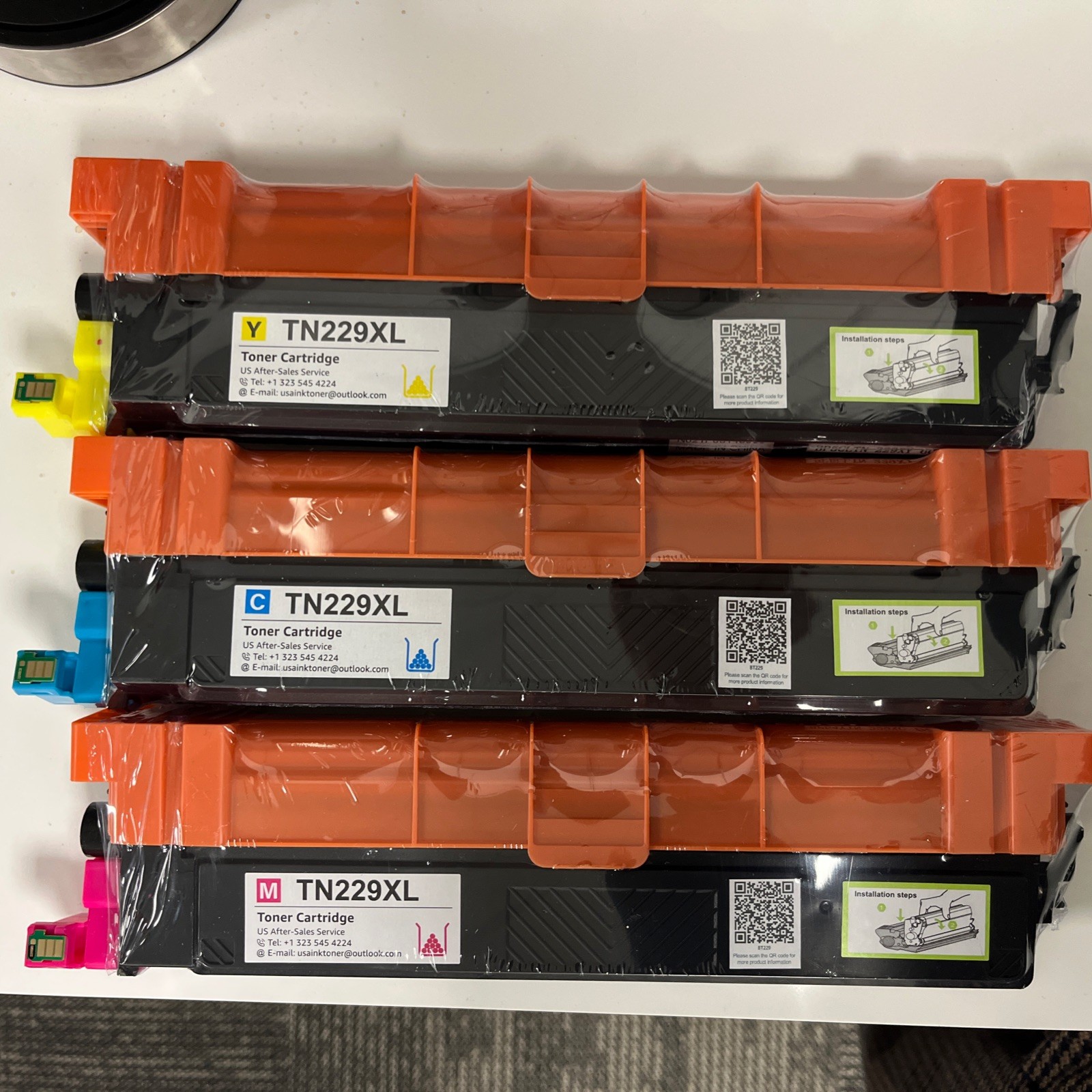 myCartridge TN229XL TN 229XL Toner Compatible Replacement for Brother 3 pk.   H