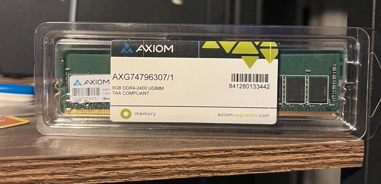 Axiom 4 x 8GB DDR4 2Rx8 PC4-2133Mhz DDR4-17000U 288 Pin UDIMM Desktop Memory