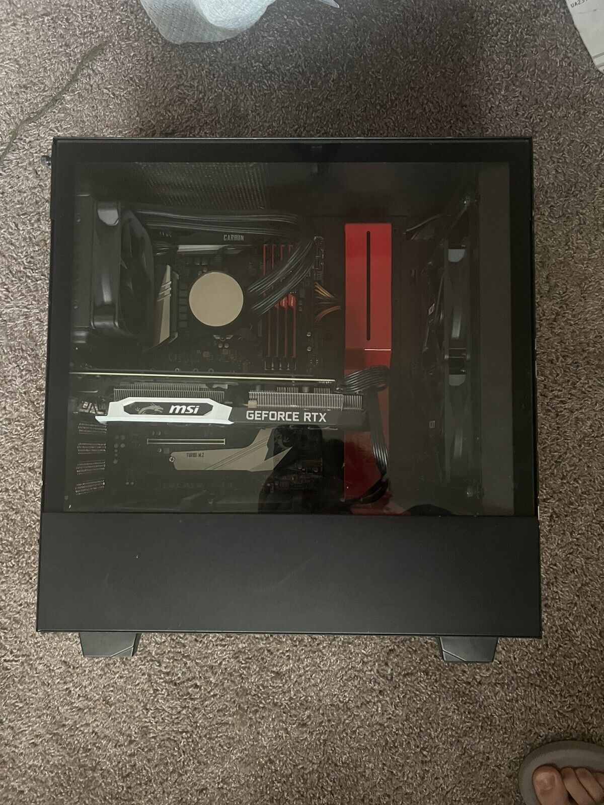 gaming pc used Rtx 2070, Msi Mpg Z390, NZXT Build, 32 GB DDR4 Ram