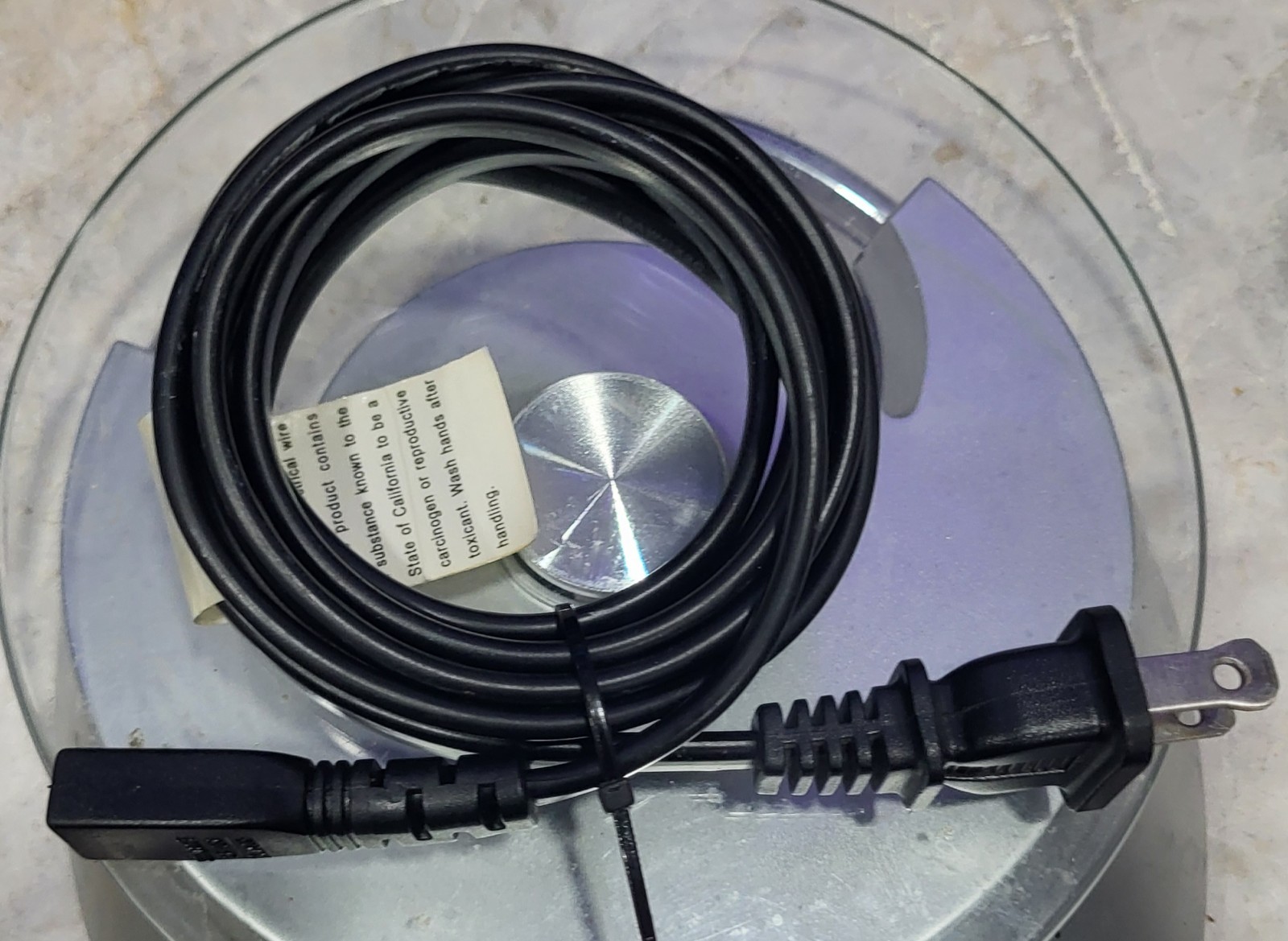 18AWG 2-Prong to Square/Round Connector AC Universal Replacement Power Cable 6ft